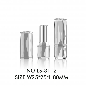 New Arrival Octagonal Irregular Diamond Shaped Lipstick Tube Lip Balm Packaging Container