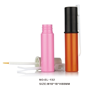 Eco-friendly Empty Eyeliner Tube Container Gel Bottle with Fork