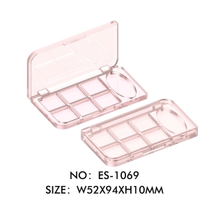 Wholesale Private Label 7 Colors Empty Clear Eyeshadow Palette Case Packaging