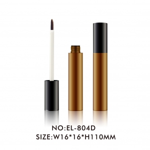 New Style Round Plastic Eyebrow Mascara Tube Eyeliner Container For Cosmetic Packaging