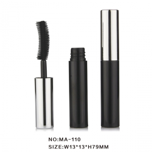 Mini Trial Size Plastic Round Mascara Makeup Packaging Container
