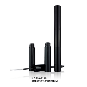 2 in 1 Custom Empty Double Sided Dual End Black Mascara Packaging Tube 