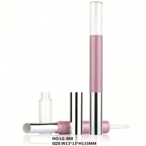 New Design 2 in 1 Lip Gloss Tubes Lipstick Tubes Double-ended Lip Gloss Pen Packaging