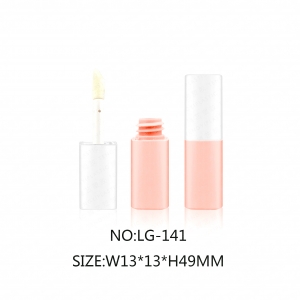Eco Friendly Cute Cosmetic Plastic Square Lip Gloss Bottle Packaging Mini Lipgloss Tubes