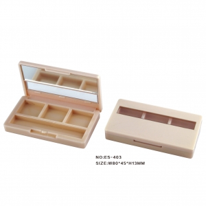 3 colors Square Empty Makeup Eye Shadow Palette Eyeshadow Case Packaging