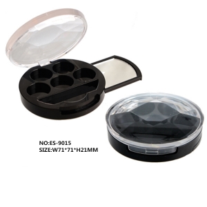 Classical Custom Round Empty Fancy Eyeshadow Case For Cosmetic Packaging