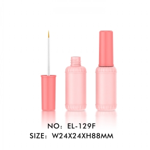 New Style Colorful Round Plastic Eyeliner Bottle Tube Case For Cosmetic Packaging