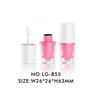 New Style Cat Paw Shape Round Plastic Unique Design Lip Gloss Tube For Cosmetic Packaging