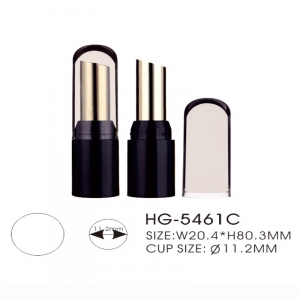 New design carving lipstick tube / packaging with mirror / lip balm container for cosmetic