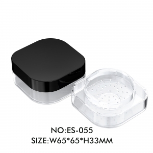 Best Seller Diamond Shaped Transparent Loose Powder Container