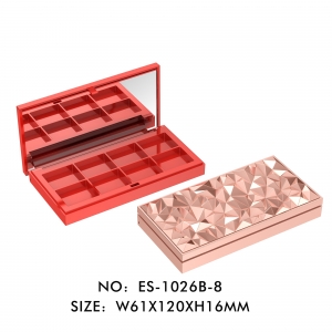 Hot Selling Diamond Shaped Private Label Empty Eyeshadow Palette Packaging