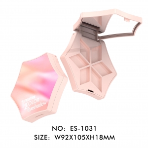 New Arrival 3D Printing Custom Pattern Empty 6 Colors Eye Shadow Palette Cosmetic Packaging