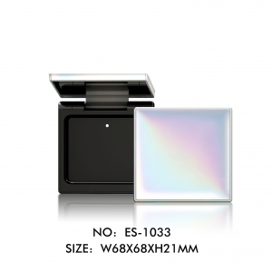 High Class Colorful Square Magnetic Pressed Powder Case Compact Powder Packaging