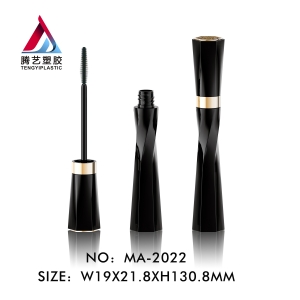 New Arrival Twisted Shape Empty Liquid Mascara Tube Case For Custom Cosmetic Packaging
