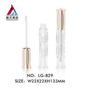 New Arrival Luxury Plastic Cosmetic Tubes Lip Gloss Packaging Makeup Container