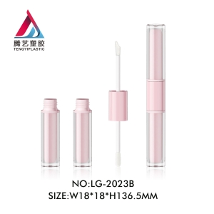 Double-ended lip gloss tube lipgloss container packaging