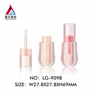 Solid lip gloss tube packaging cosmetic container