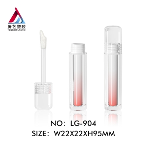 Korean style lip glaze tube packaging double layer bottle lip gloss tube packaging 