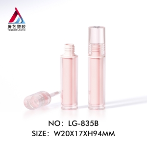 Oval double-layer bottle lip glaze tube packaging