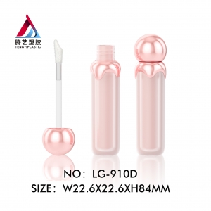 New type of round tube spherical lip paint tube lip mud tube packaging