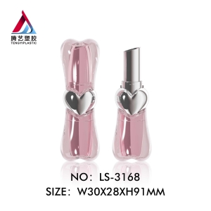 New heart-shaped lipstick tube packaging cosmetic container