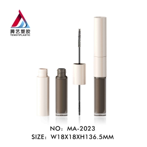 Double-ended mascara tube