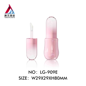 New cute lip gloss tube makeup packaging