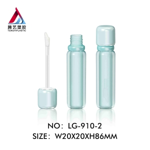 Beautiful solid cap packaging lipgloss tube