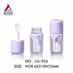 Large brush bowkont lip gloss tube