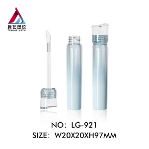 Vase shaped lip gloss tube packaging
