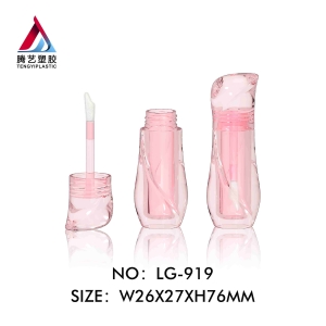 Special-shaped lip gloss tube packaging