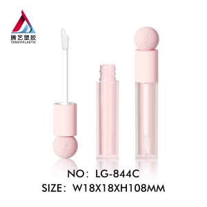 Spherical bead lip gloss bottle packaging