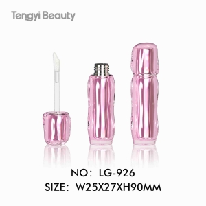 Water ripple inner and outer bottle lip gloss tube lipgloss contaiiner