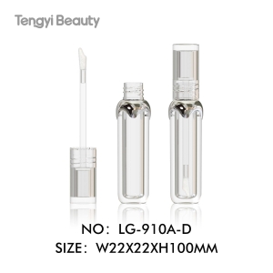 Round-shaped hollow lip gloss tube