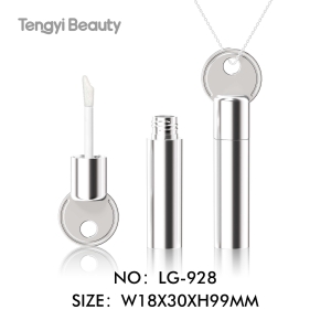 Key-shaped lip gloss tube packaging cosmetic container 
