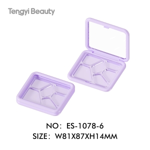 6-color eyeshadow palette packaging
