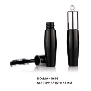 Mini Size Empty Plastic Mascara Packaging Container with Round Hole on Top