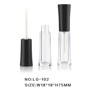 Custom Cosmetic Tube Empty Liquid Lip Gloss Case Transparent Lip Gloss Containers
