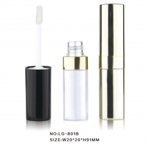 High Quality Wholesale Metallized Spray Lip Gloss Case Cosmetic Packaging