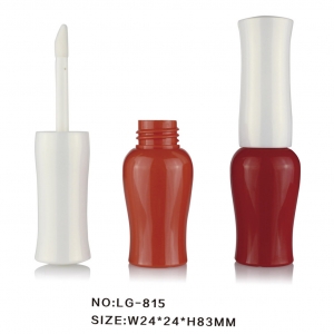 Colorful Glossy Luxury Plastic Lip Gloss Tubes Liptint Bottle Plastic Tube Packaging