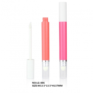 High Quality Double Side Air Cushion Lip Gloss Tube with Sponge Plastic Lip Gloss Pen Packaging