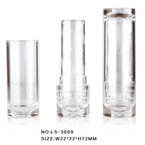 Hot Sale Empty Clear Lipstick Tube Case Lip Balm Tube For Custom Cosmetic Packaging