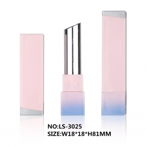 Gradient Color Square Lipstick Tube Cosmetic Packaging Empty Liquid Lipstick Container