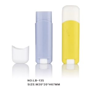 Plastic Lipstick Tube New Cosmetic Lip Balm Container Tube with Over Cap