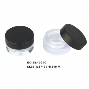 Small 5g Loose Powder Case Loose Powder Jars Eyeliner Conainer with Sifter And Clear Case 