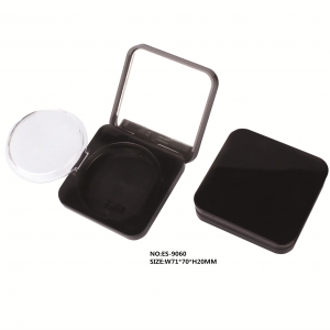 Wholesale Square Cosmetic Container Custom Empty Compact Powder Case Packaging