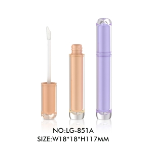 Wholesale Premium Matte Lip Gloss Tube Clear Lipgloss Container with Wand